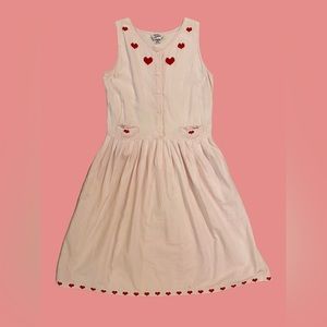 pink sweetheart dress | M/L, 90s